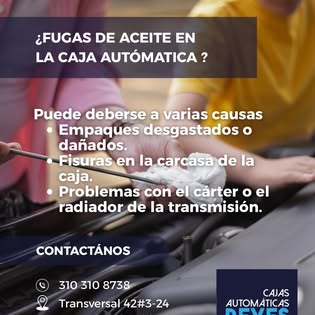 Trabajo de reparación de cajas automáticas